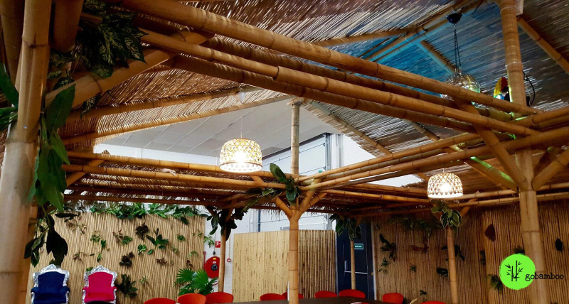 inspiracia bambusový plot